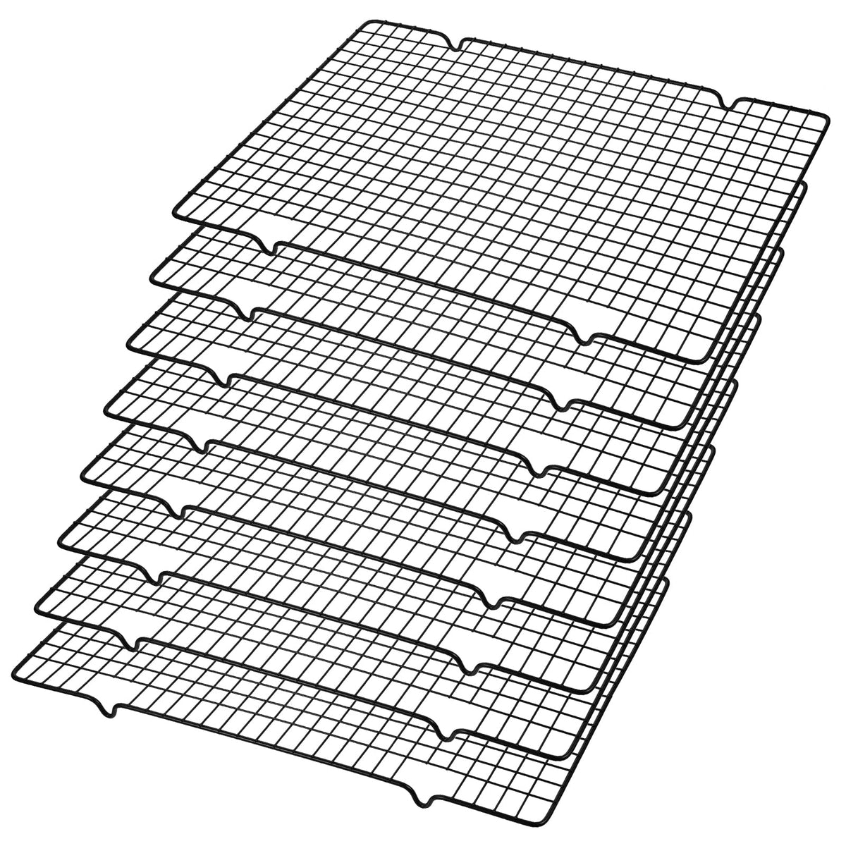 6 Packs Cooling Racks 16"x10" Baking Rack for Cooking and Baking Oven Wire Rack Cooling Drying Roasting Rack Heavy Duty Baking Rack for Roasting Cooking Grilling Drying