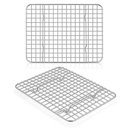 Homikit Stainless Steel Large Cooling Racks Set, 15.3x11.3 Inch, Rust Free