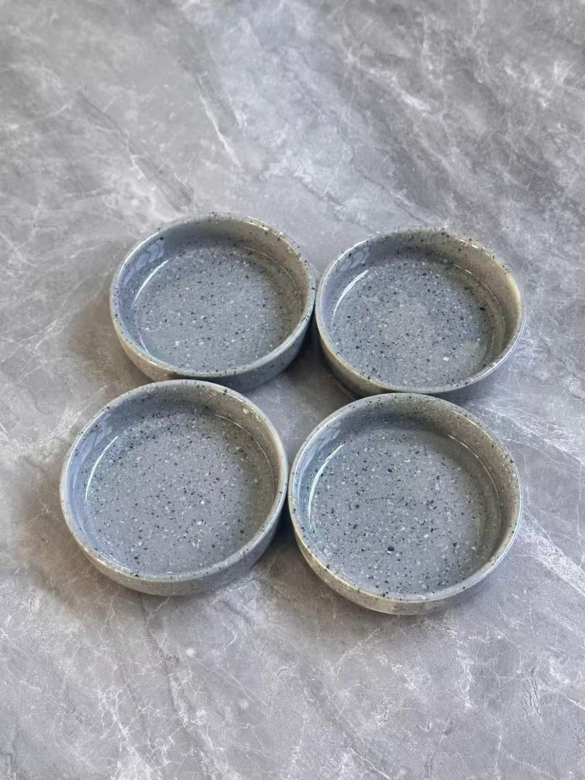Dipping Bowls Set of 4, 2462°F High-Fired Ceramic Small Bowls for Dips, Olive Oil & Sauce, Elevates Table Setting, Idea for BBQ, Afternoon Tea, Entertaining, Housewarming & Holiday Gifts