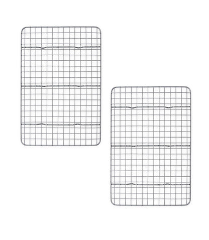 USA Pan Half Sheet Bakeable Cooling Rack, Steel Nonstick Wire
