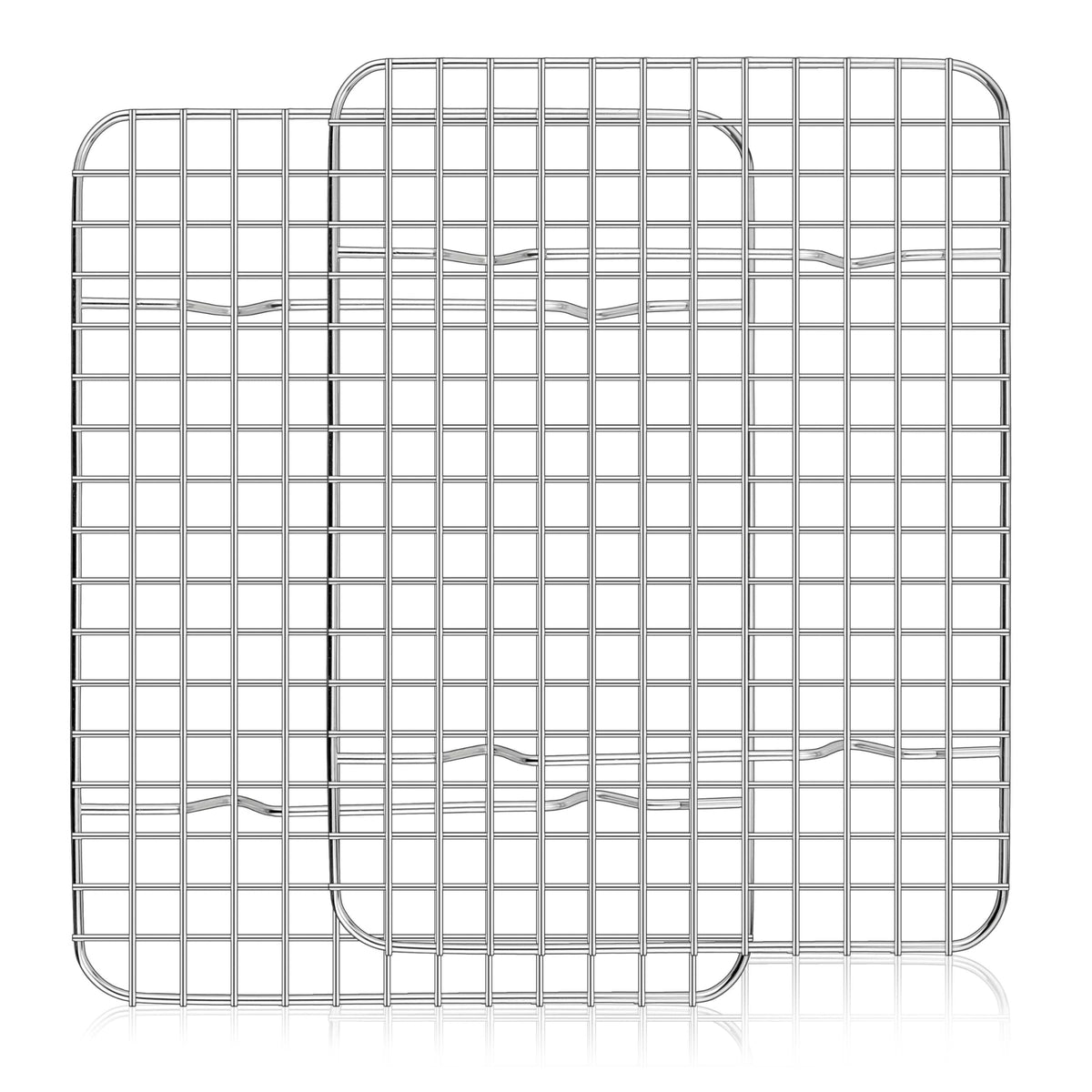 Homikit Stainless Steel Large Cooling Racks Set, 15.3x11.3 Inch, Rust Free