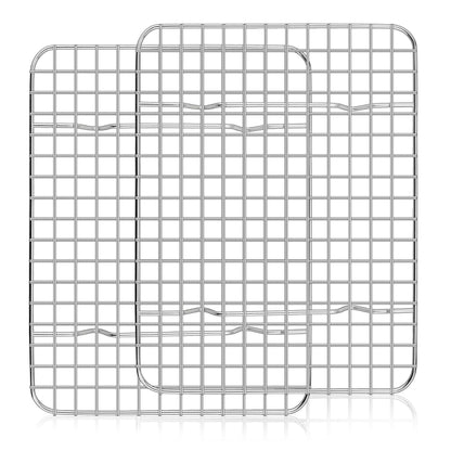 Homikit Stainless Steel Large Cooling Racks Set, 15.3x11.3 Inch, Rust Free