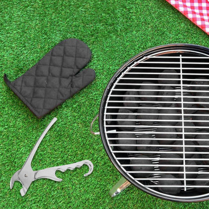 Hot Plate Gripper 7.75In Pan Gripper Clamp for Baking Trays Pizza Pans Plates Oven Use Pot Holder Tool for Safe Kitchen Handling Camping Bbq