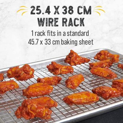 Checkered Chef Cooling Racks for Cooking and Baking - Cooling Wire Rack