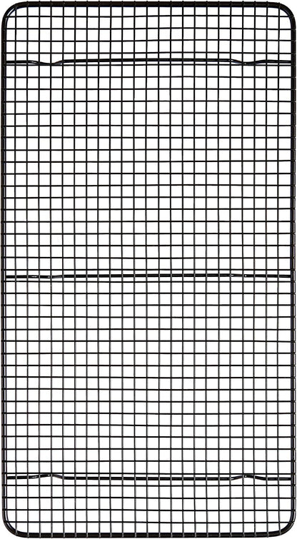 Mrs. Anderson's Baking Professional Nonstick Cooling Rack, Heavy Duty Silicone-Coated Steel, 10 x 18 x 0.75-Inches