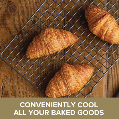 Anolon Advanced Nonstick Bakeware Cooling Grid / Baking Rack - 10 Inch x 16 Inch, Gray