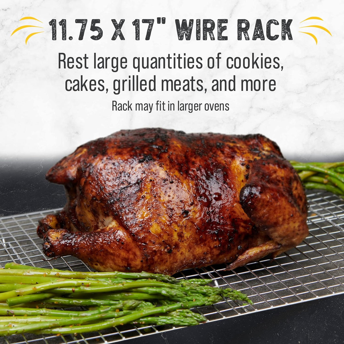 Checkered Chef Cooling Racks for Cooking and Baking - Cooling Wire Rack