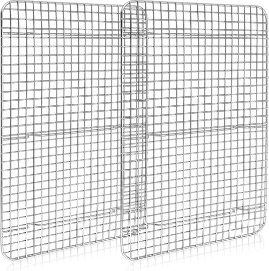 Homikit Stainless Steel Large Cooling Racks Set, 15.3x11.3 Inch, Rust Free