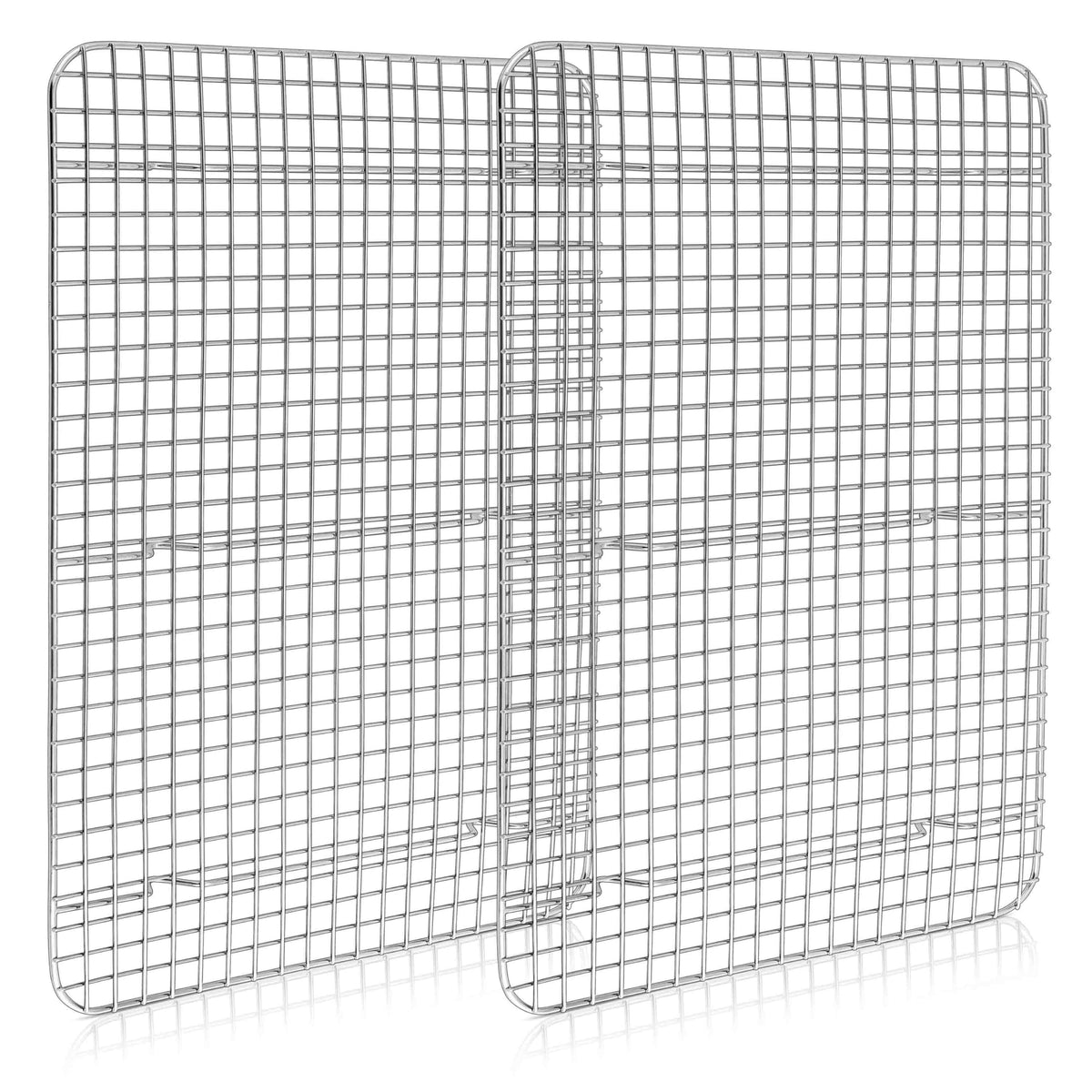 Homikit Stainless Steel Large Cooling Racks Set, 15.3x11.3 Inch, Rust Free