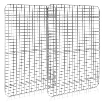 Homikit Stainless Steel Large Cooling Racks Set, 15.3x11.3 Inch, Rust Free