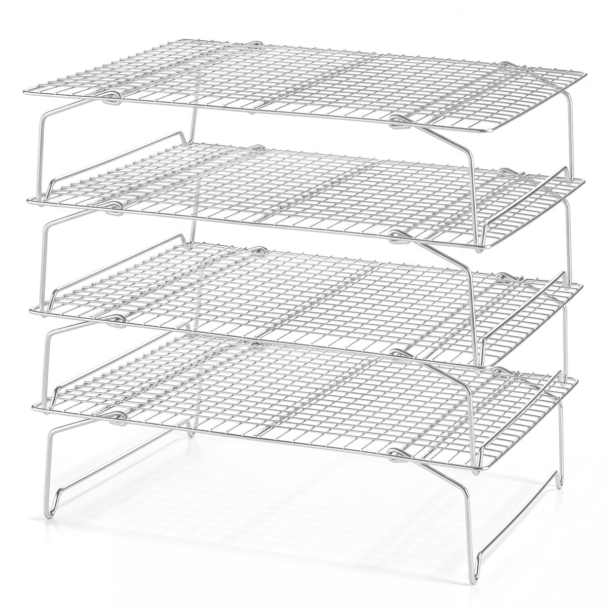 Leonyo 5-Tier Cooling Rack for Cooking and Baking, 15 x10 Inch Wire Racks
